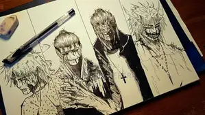 Blood Seeking Angels Art Work