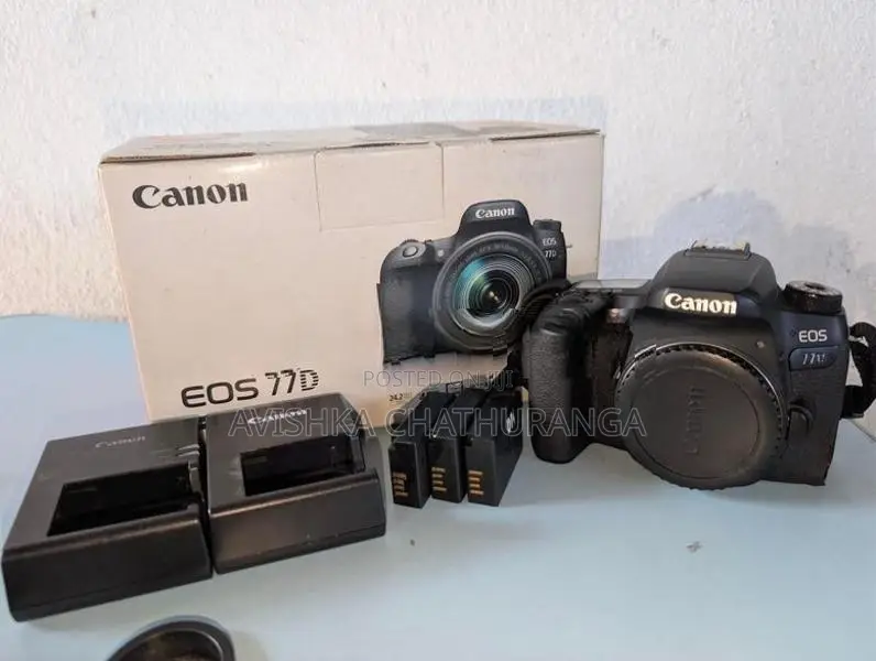 Canon EOS 77D 1200D with Accessories