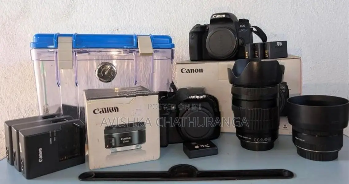 Canon EOS 77D 1200D with Accessories