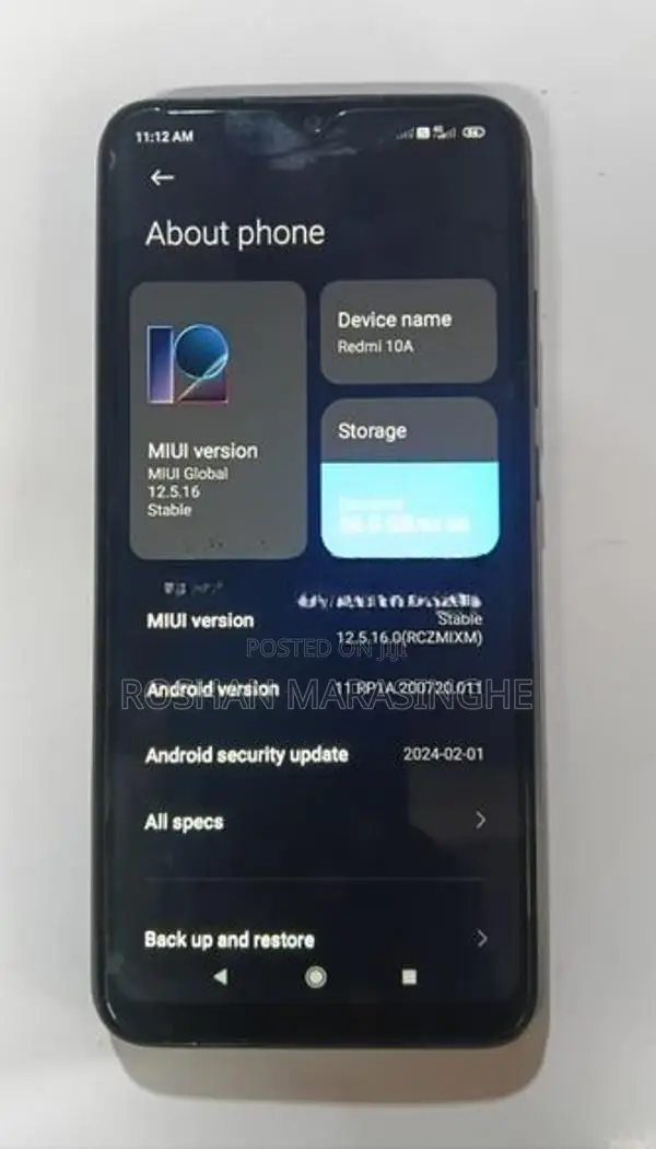 Xiaomi Redmi 10A (Used)