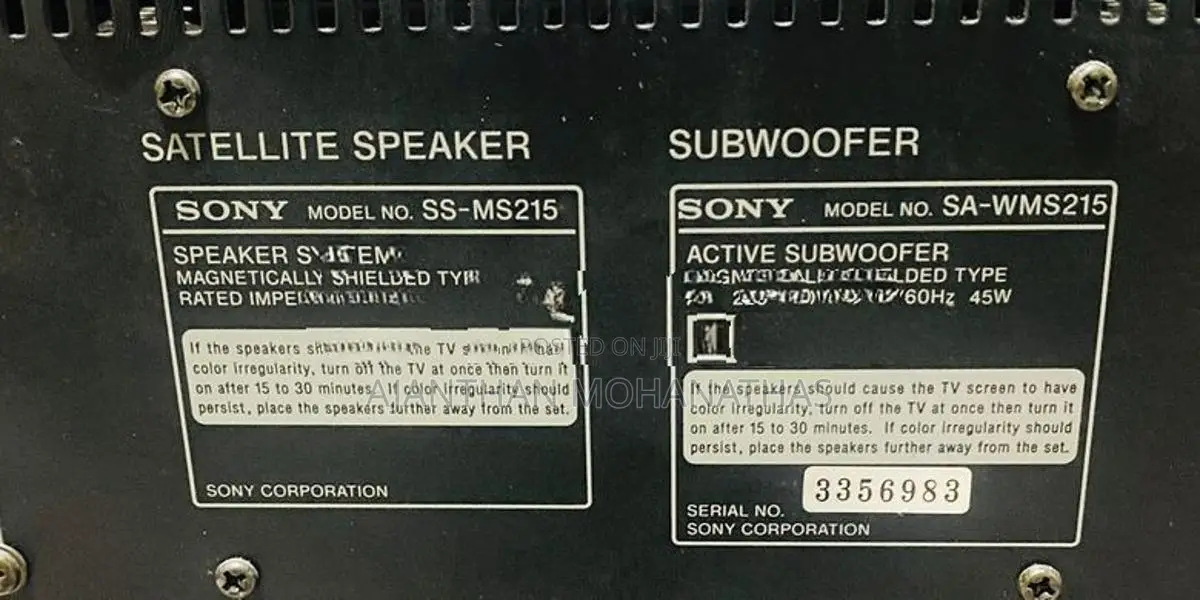 Sony Sub Woofer