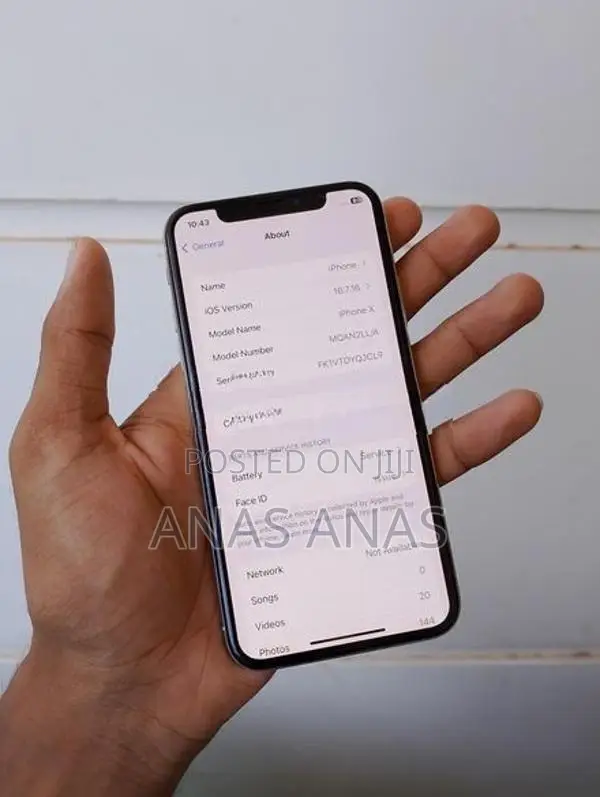Apple iPhone X 256gb (Used)