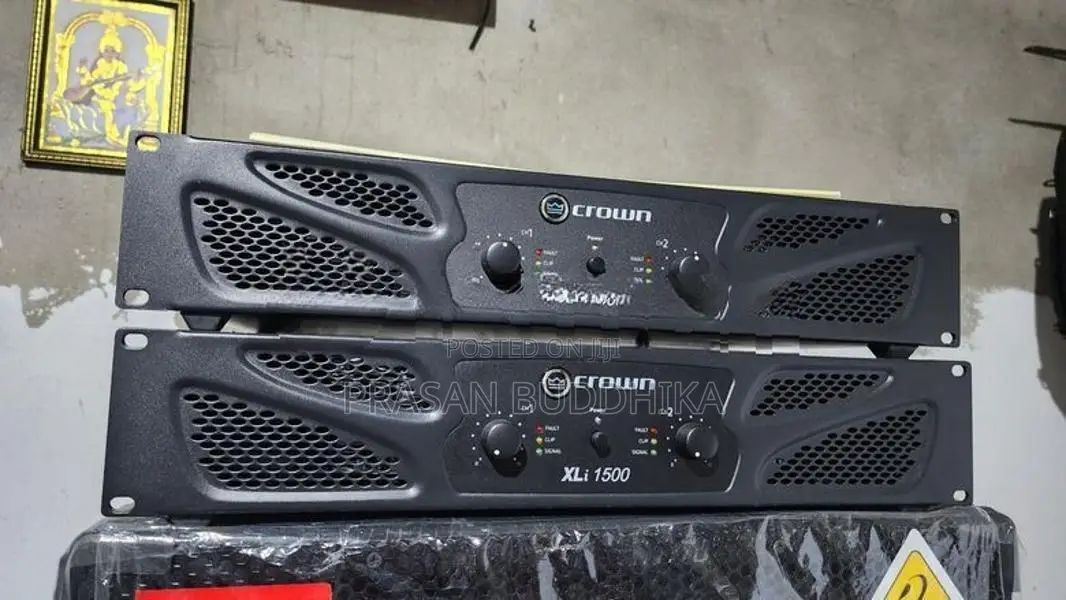 Crown Xli 1500 Power Amplifier with Mixer Transformer