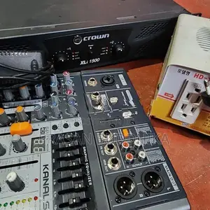 Crown Xli 1500 Power Amplifier with Mixer Transformer