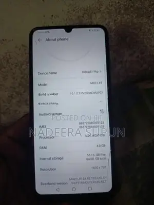 Huawei Y6p 4GB 64GB (Used)