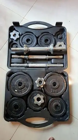 20KG Adjustable Dumbbell Set with Carry Case