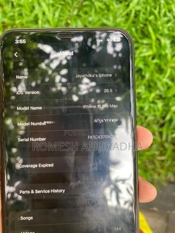 Apple iPhone 11 Pro Max (Used)