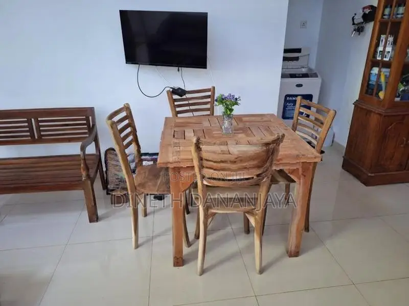 Dining Table with Four Chairs