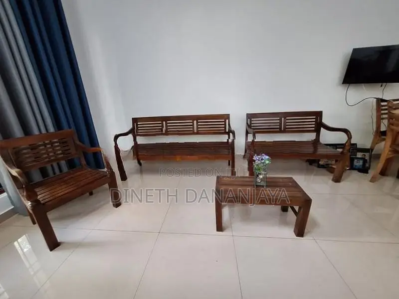 Wooden sofa set