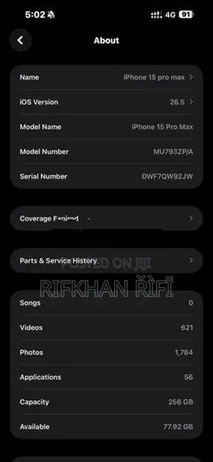 Apple iPhone 15 Pro Max (Used)