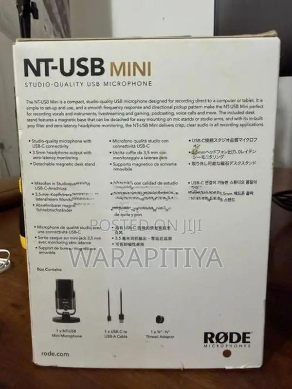 Rode NT-USB Mini Mic