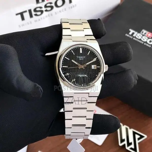 Tissot PRX Powermatic Black Dial Automatic Mens Watch