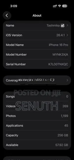 Apple iPhone 16 Pro Desert Titanium (Used)