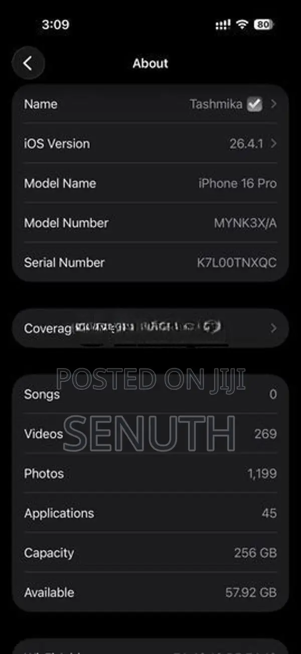 Apple iPhone 16 Pro Desert Titanium (Used)