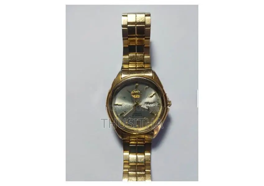 Seiko 5 Gold Tone Japanese Automatic Watch