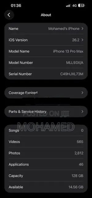 Apple iPhone 13 Pro Max 128GB (Used)