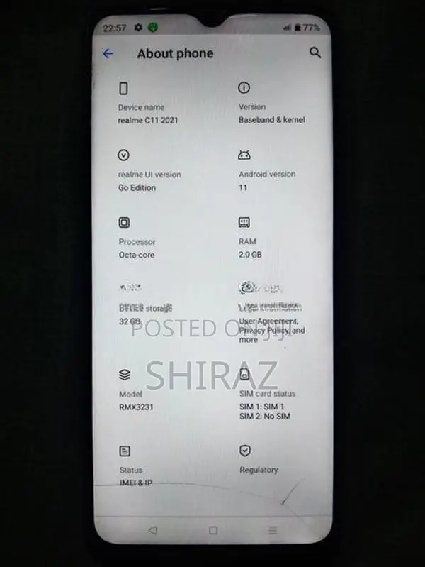 Realme C11 2021 Go Edition (Used)