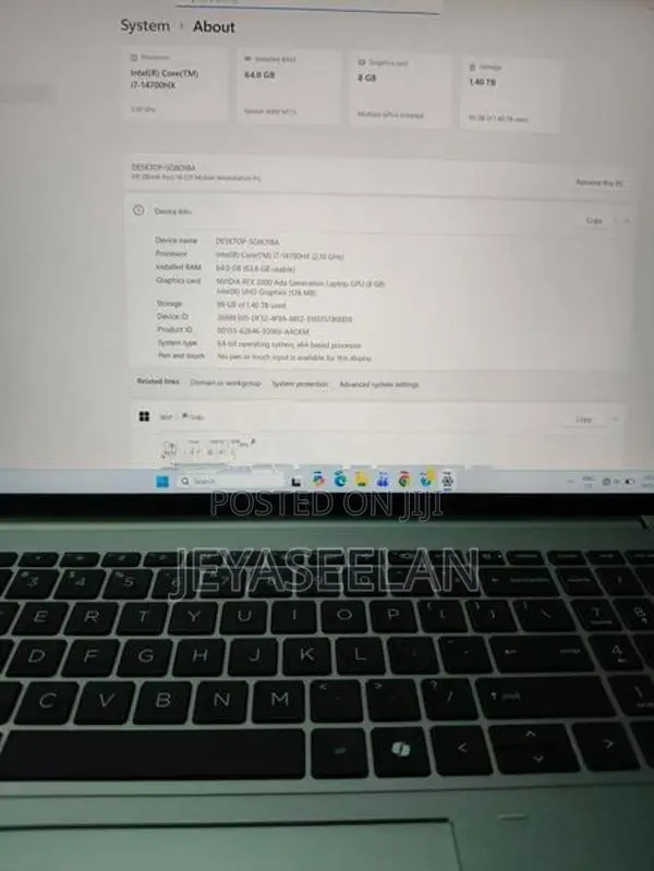 HP Zbook Fury G11 i7-14700HX