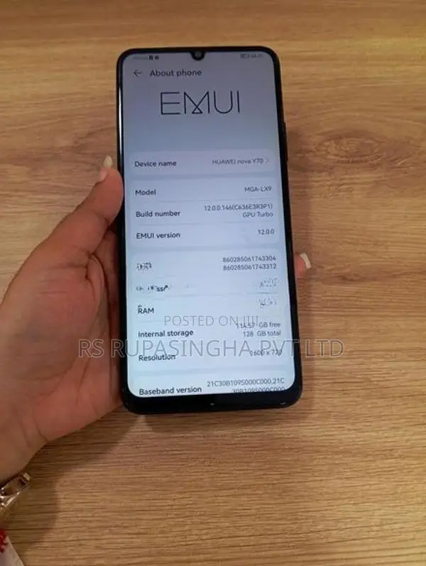 Huawei Nova Y70 4GB/128GB (Used)