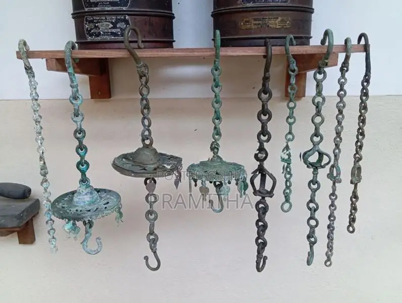 Old Bronze Chains Set