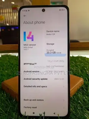 Xiaomi 12R / 4GB 128GB (Used)