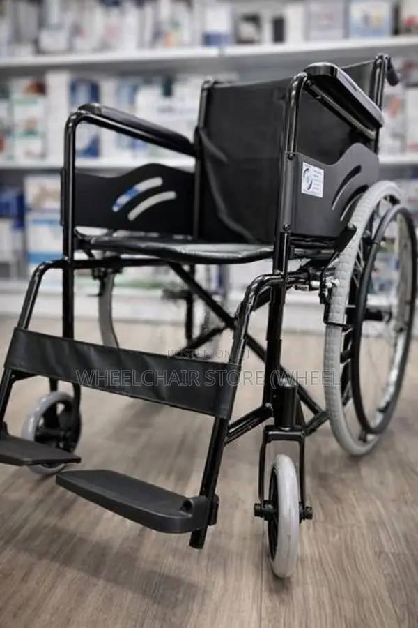 Wheel Chair Black Edition with Safety Belt