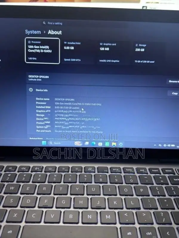 Dell Latitude 5430 12th Gen Core i5 8GB RAM 256GB SSD