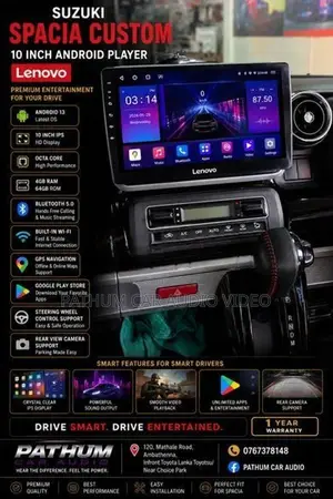 Suzuki Spacia Custom Car Android Player 10 Inch