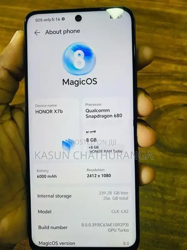 Honor X7b 8GB 256GB (Used)