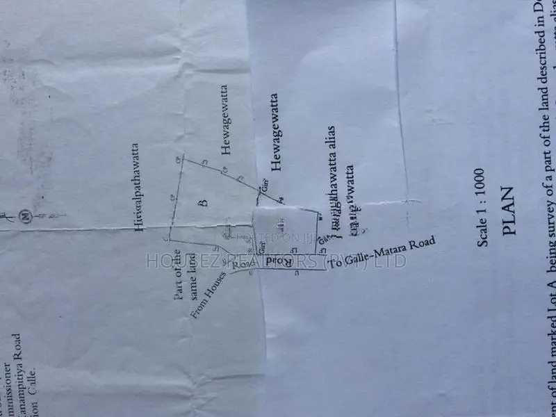 Land for Sale – Habaraduwa Town