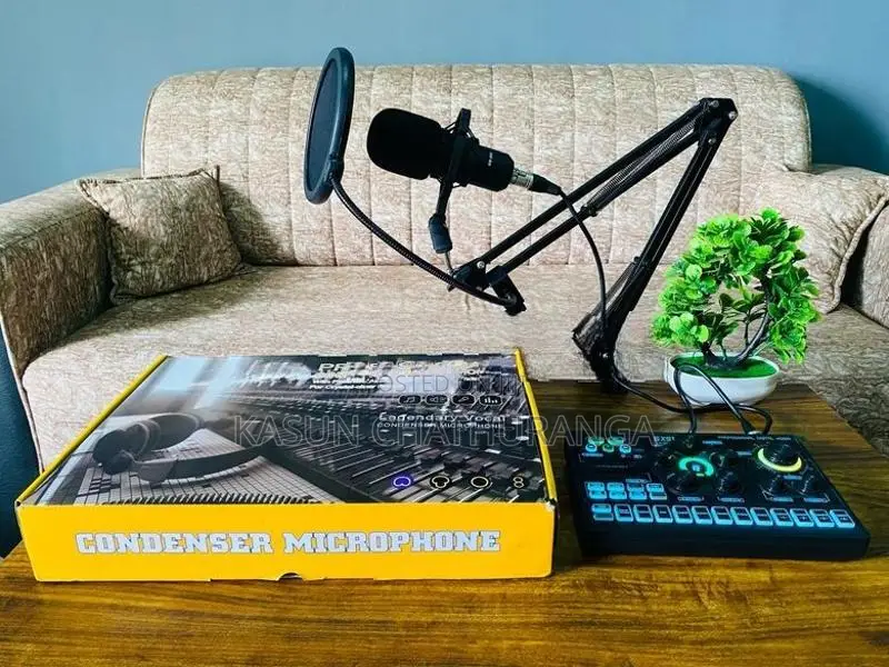 Maxmark Condenser Microphone with Sound Card