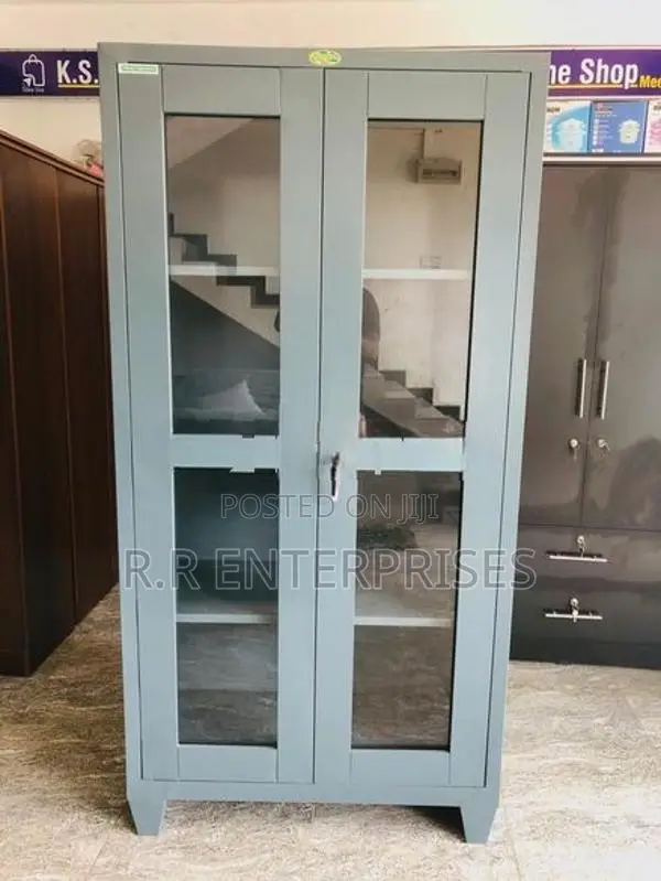 New 6*3 Ft Glass Door Steel Office Cupboard