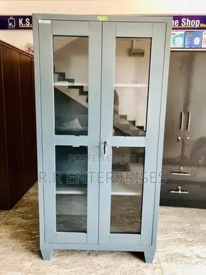 New 6*3 Ft Glass Door Steel Office Cupboard