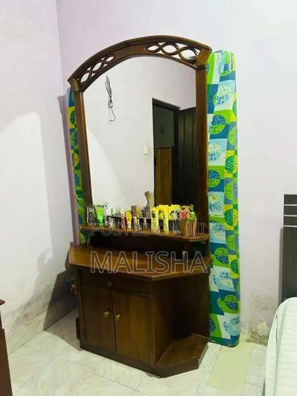 Teak Bed Set with Dressing Table