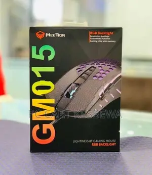 Meetion GM015 Lightweight Honeycomb RGB Gaming Mouse