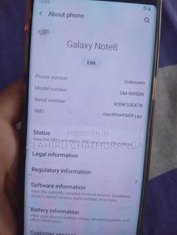 Samsung Galaxy Note 8 (Used)