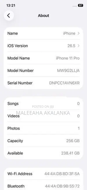 Apple iPhone 11 Pro 256GB (Used)