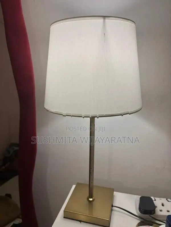 Pair of Bedside Lamps with Bulb