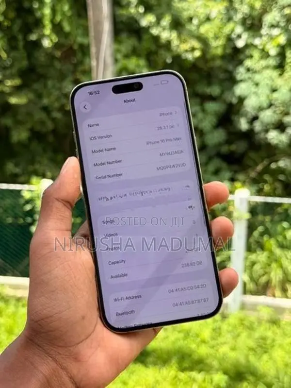 Apple iPhone 16 Pro Max (Used)