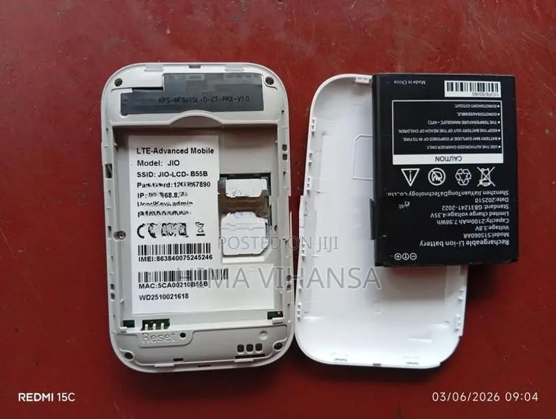 JIO-LCD-B55B Pocket Router