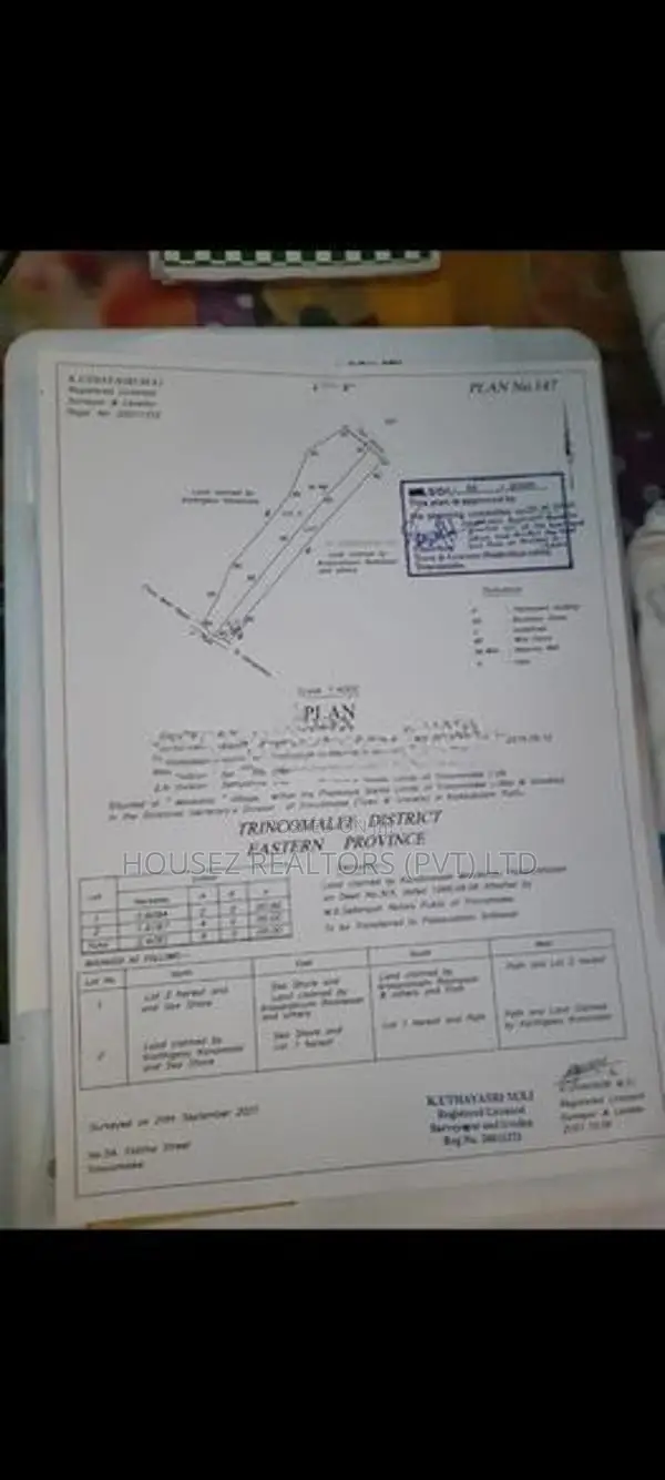 Beachfront Land for Sale – Adukkupaarai Beach, Trincomalee