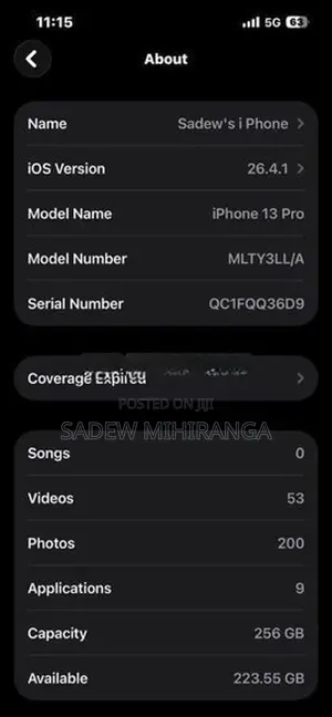 Apple iPhone 13 Pro (Used)