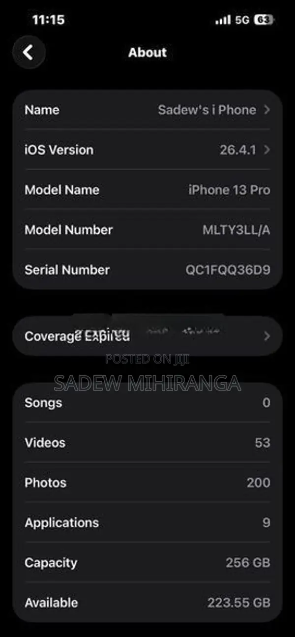 Apple iPhone 13 Pro (Used)