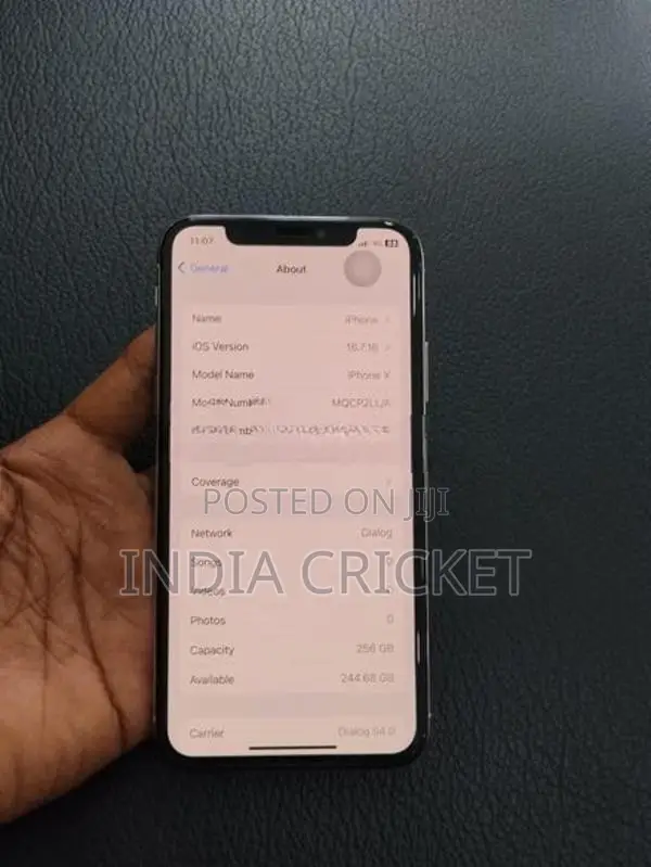 Apple iPhone X 256GB (Used)