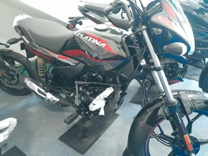 Bajaj Platina 100 Black Red 2026
