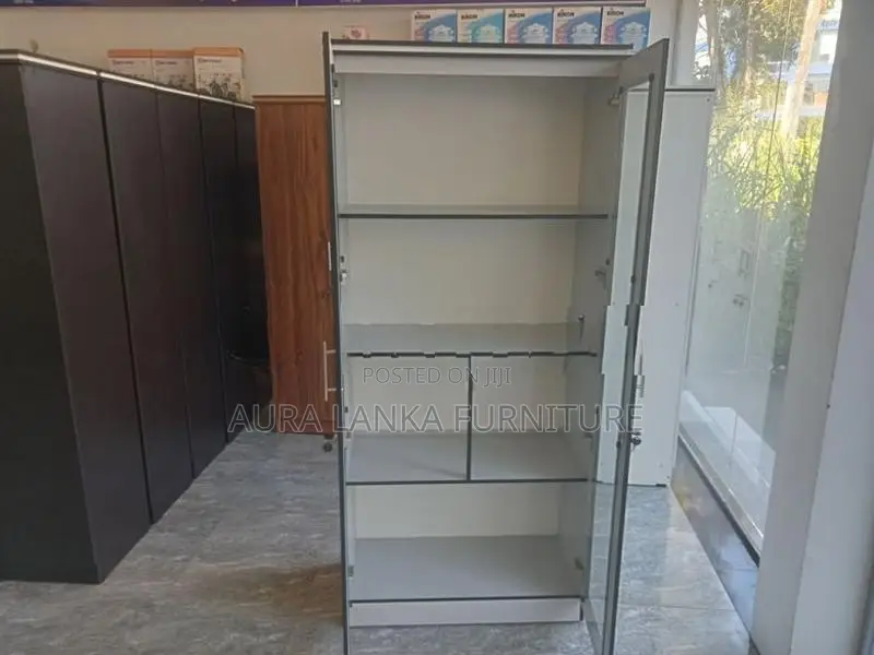 Melamine White Office Cupboard