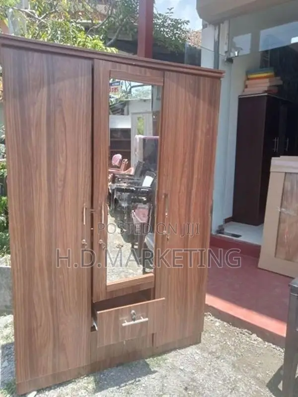 3 Door Melamine Dising Wardrobe -HPWB03