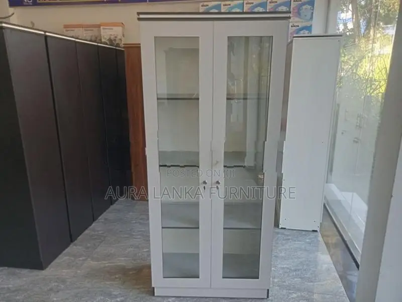 Melamine White Office Cupboard