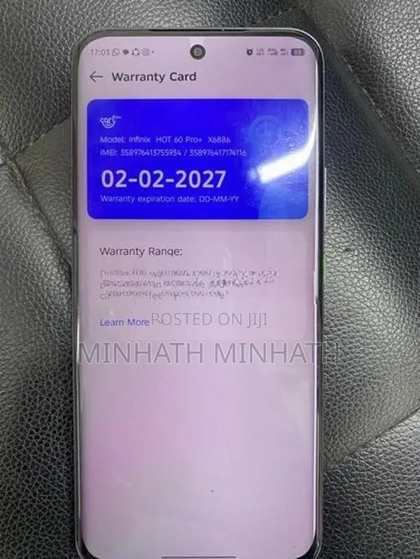 Infinix Hot 60 Pro+ 8GB 256GB (Used)