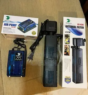 Aquarium 1200 L Filter with Dual Airpump